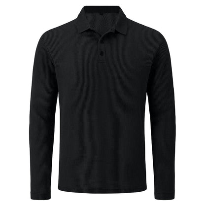 Lusso - Polo manches longues ultra-confortable pour homme