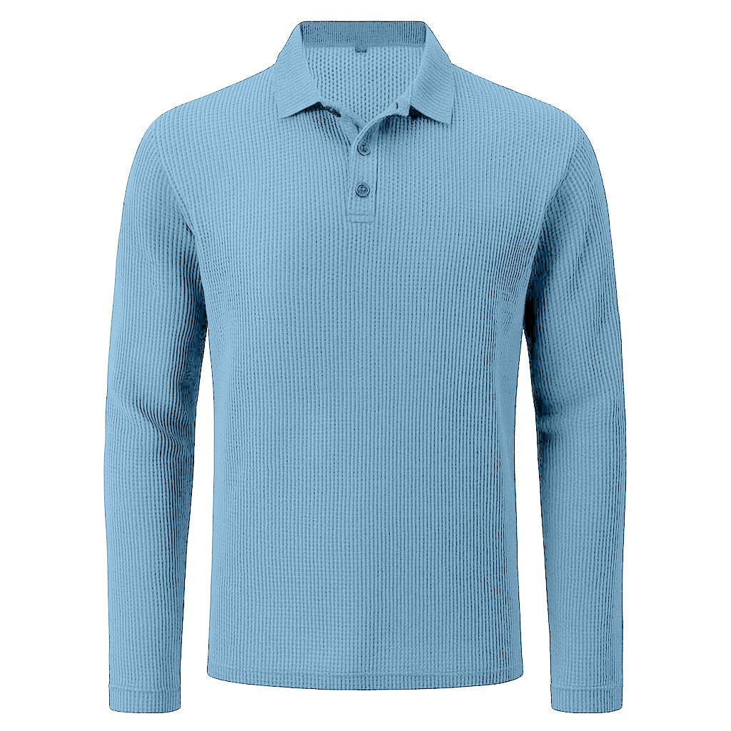 Lusso - Polo manches longues ultra-confortable pour homme