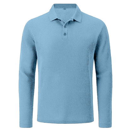Lusso - Polo manches longues ultra-confortable pour homme