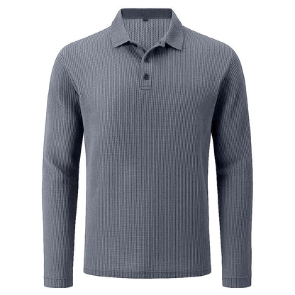 Lusso - Polo manches longues ultra-confortable pour homme