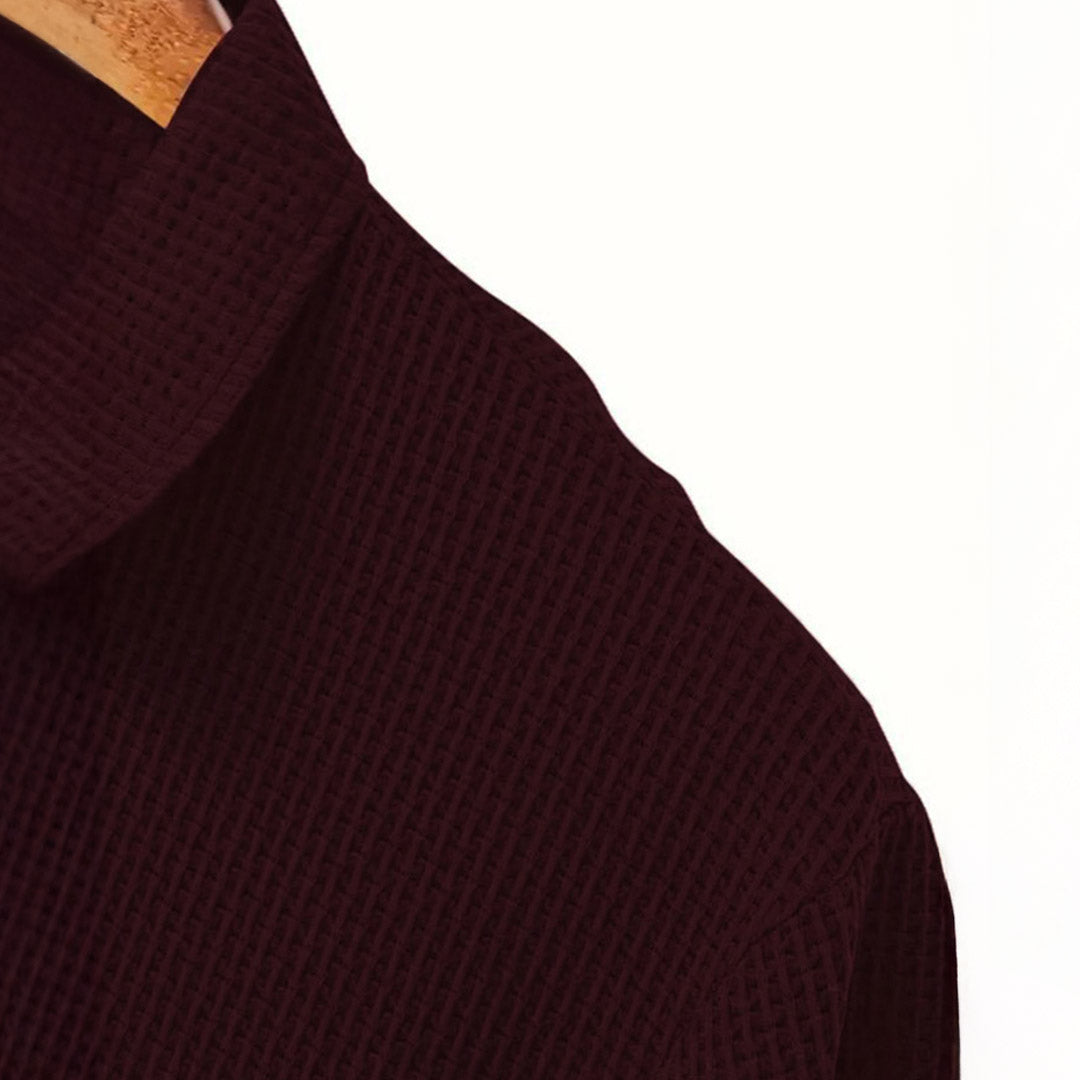 Lusso - Polo manches longues ultra-confortable pour homme
