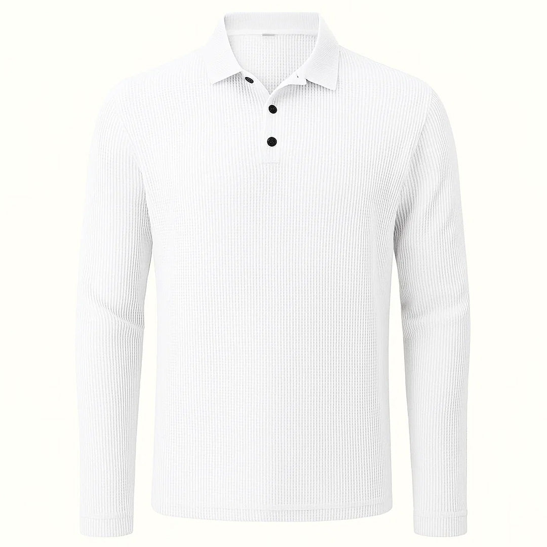 Lusso - Polo manches longues ultra-confortable pour homme